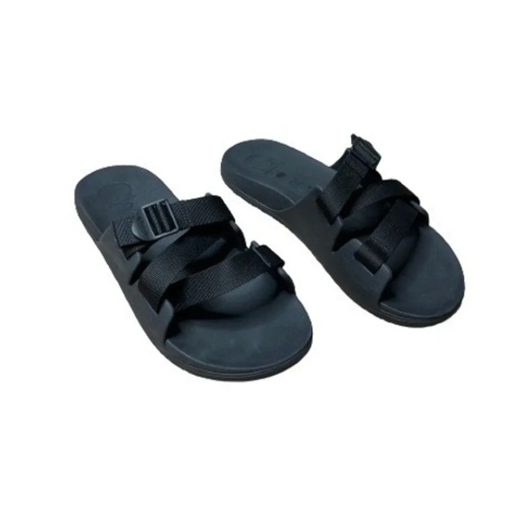 Chaco Chillos Slide Mens 13‎ Black Adjustable Strap Athletic Sandals JCH107593